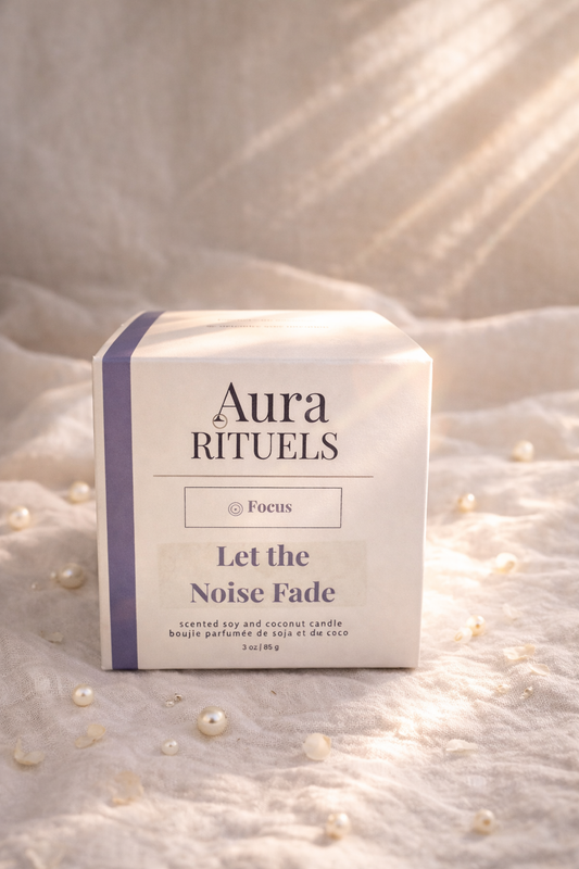 Let the Noise Fade Mini Candle