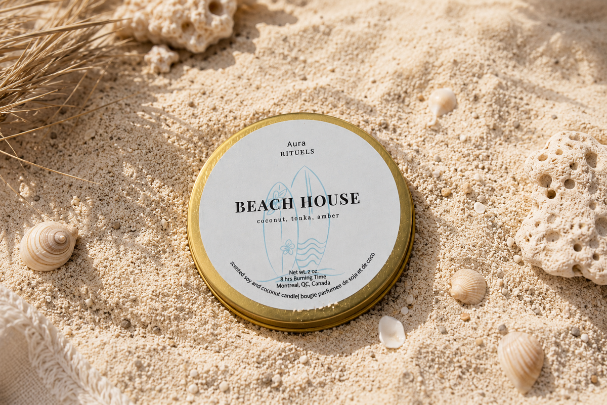 Beach House 2oz Candle Tin