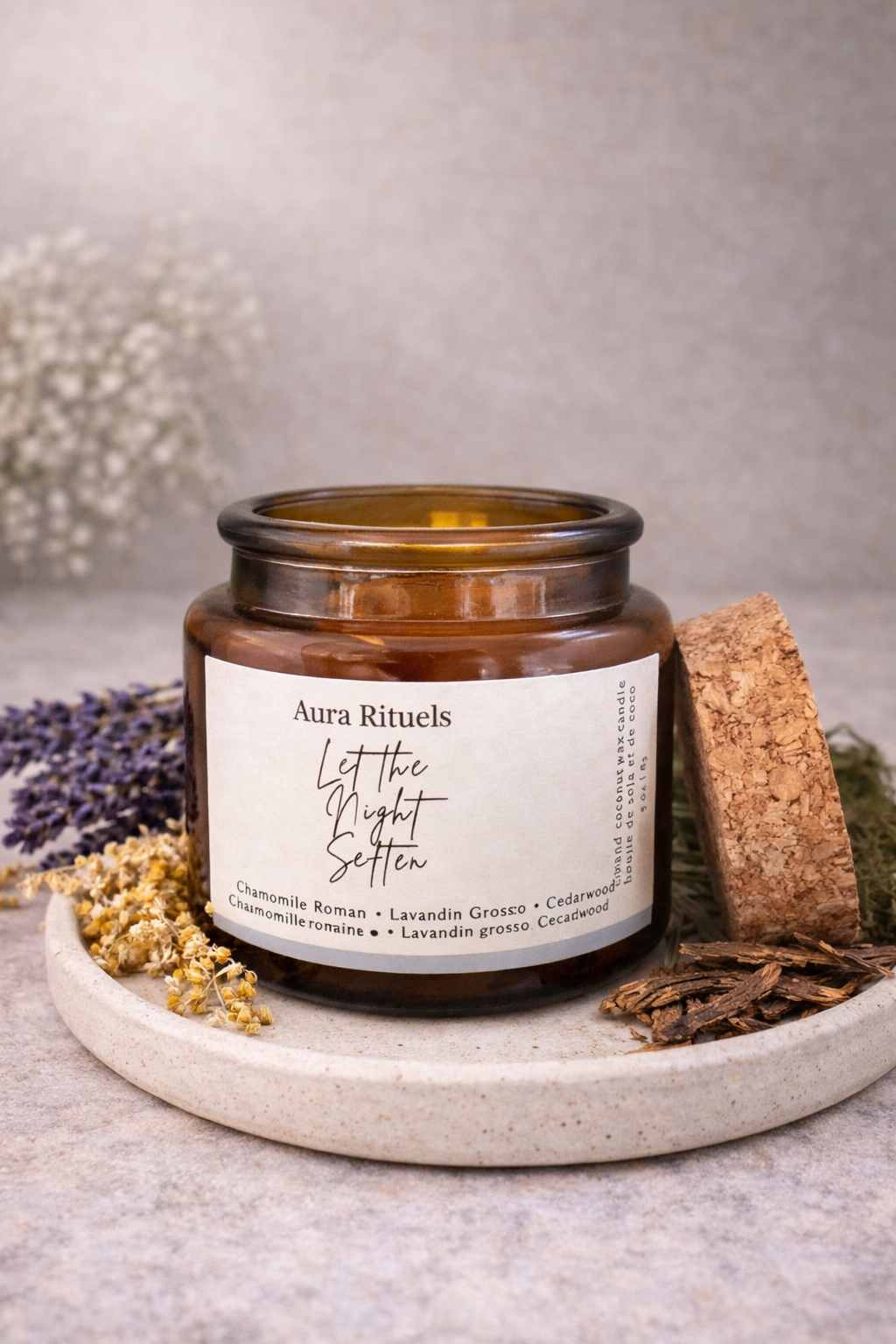 Let the Night Soften Mini Candle