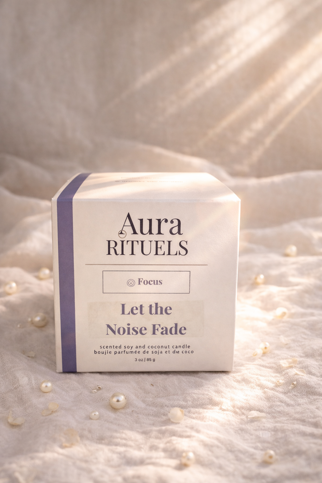 Let the Noise Fade Mini Candle