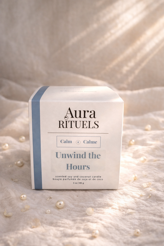 Unwind the Hours Mini Candle